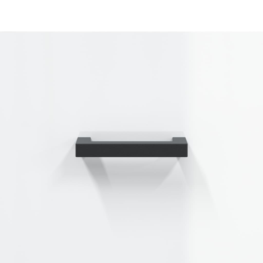 Credenza 69,5x34x90 cm in Legno Multistrato Bianco Lucido 827982