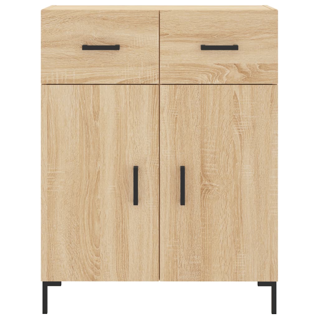 Credenza-Buffet-Armadio da cucina Rovere Sonoma 69,5x34x90 cm in Legno Multistrato 205587