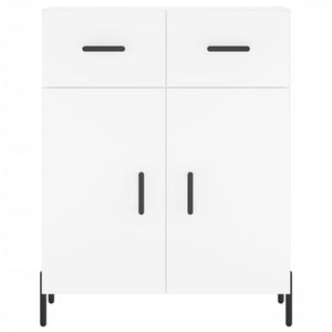 Credenza-Buffet-Armadio da cucina Bianca 69,5x34x90 cm in Legno Multistrato 683988