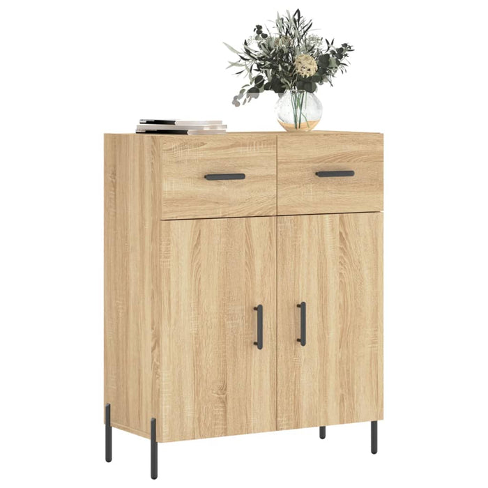 Credenza Rovere Sonoma 69,5x34x90 cm in Legno Multistratocod mxl 104649