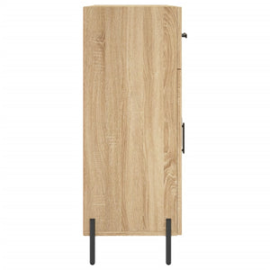 Credenza cassettiera mobile contenitore organizer cucina soggiorno salotto sonoma 695 x 34 x 90 cm legno ingegnerizzato marrone 02_0031674