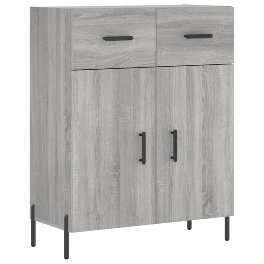 Credenza Grigio Sonoma 69,5x34x90 cm in Legno Multistratocod mxl 128755