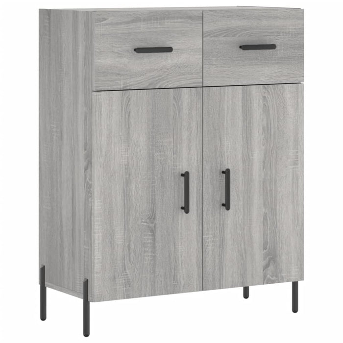Credenza Grigio Sonoma 69,5x34x90 cm in Legno Multistratocod mxl 128755