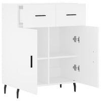 Credenza Bianca 69,5x34x90 cm in Legno Multistrato 827996
