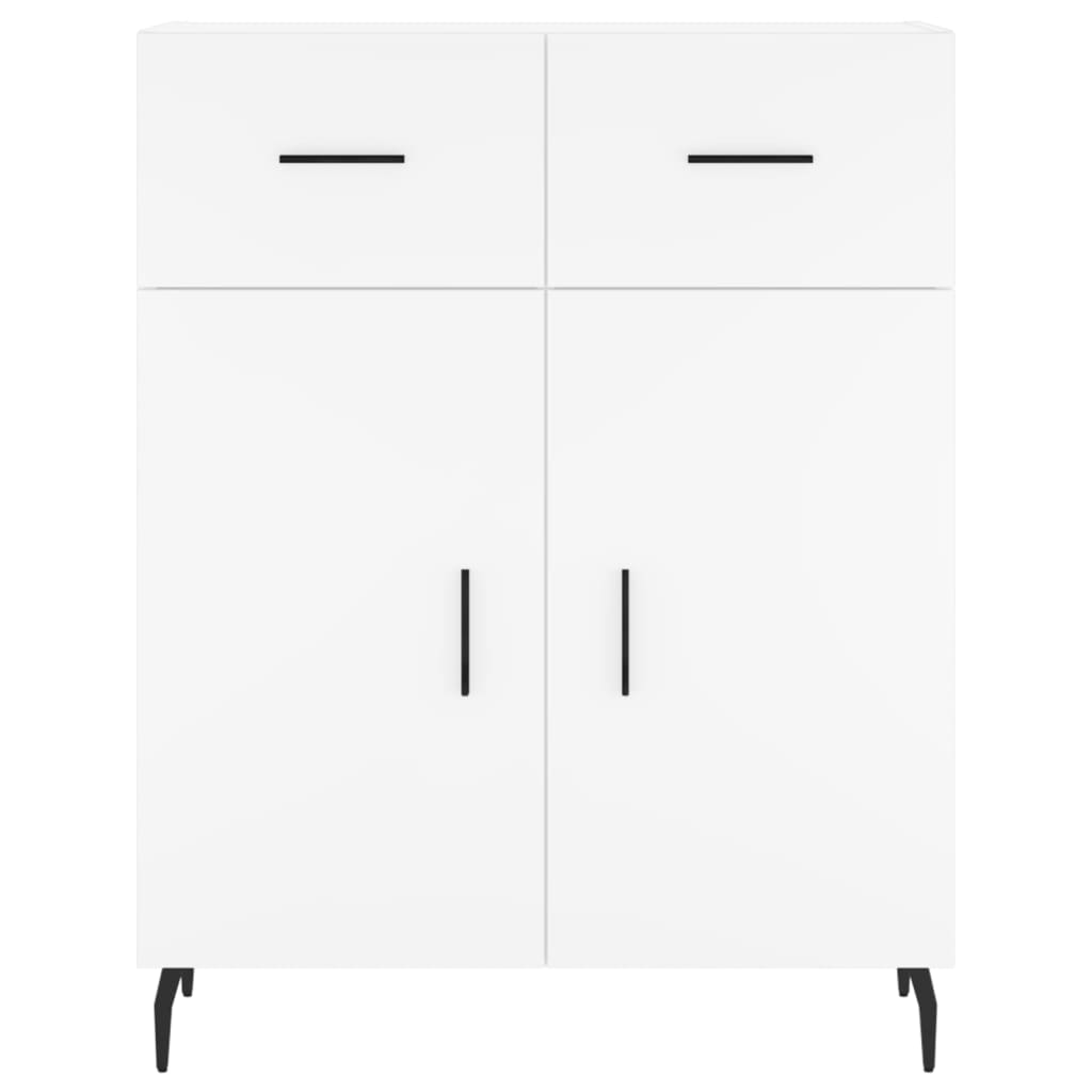 Credenza Bianca 69,5x34x90 cm in Legno Multistrato 827996