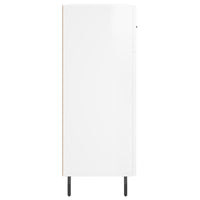 Credenza 69,5x34x90 cm in Legno Multistrato Bianco Lucido 827998