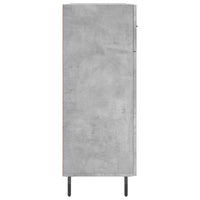 Credenza Grigio Cemento 69,5x34x90 cm in Legno Multistrato 828000