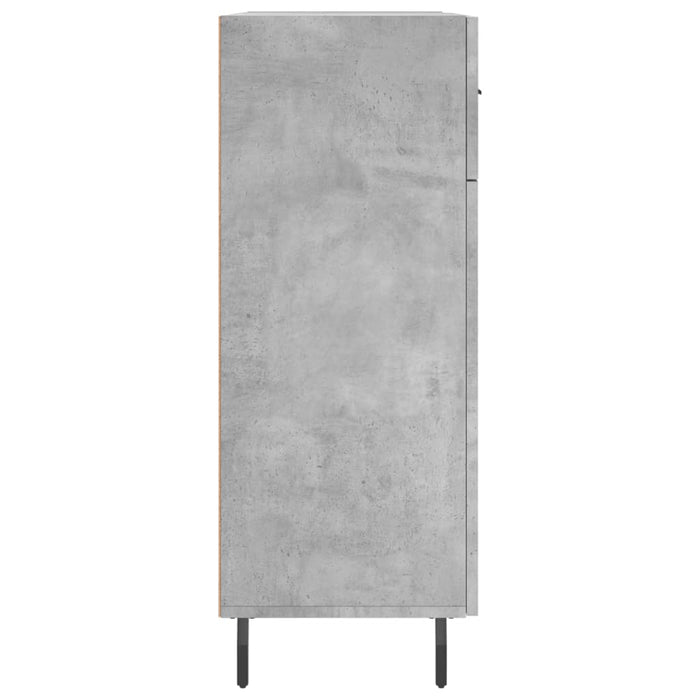 Credenza Grigio Cemento 69,5x34x90 cm in Legno Multistrato 828000