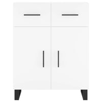 Credenza-Buffet-Armadio da cucina Bianca 69,5x34x90 cm in Legno Multistrato 874770