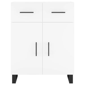 Credenza-Buffet-Armadio da cucina Bianca 69,5x34x90 cm in Legno Multistrato 874770