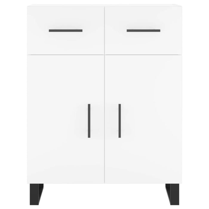 Credenza-Buffet-Armadio da cucina Bianca 69,5x34x90 cm in Legno Multistrato 874770