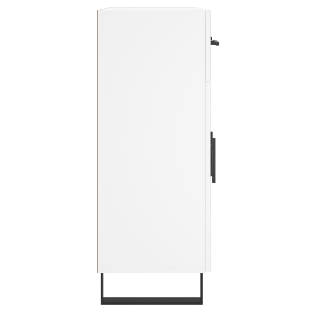 Credenza-Buffet-Armadio da cucina Bianca 69,5x34x90 cm in Legno Multistrato 874770