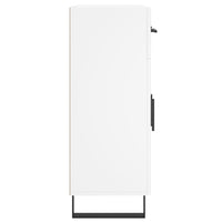 Credenza-Buffet-Armadio da cucina Bianca 69,5x34x90 cm in Legno Multistrato 874770