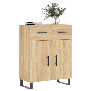 vidaXL Credenza Rovere Sonoma 69,5x34x90 cm in Legno Multistrato