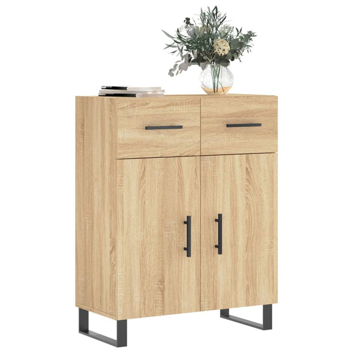 vidaXL Credenza Rovere Sonoma 69,5x34x90 cm in Legno Multistrato