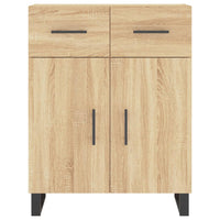 vidaXL Credenza Rovere Sonoma 69,5x34x90 cm in Legno Multistrato