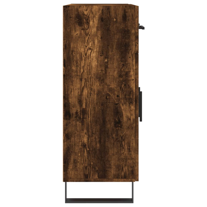 Credenza cassettiera mobile contenitore organizer cucina soggiorno salotto 695 x 34 x 90 cm legno ingegnerizzato marrone 02_0031053