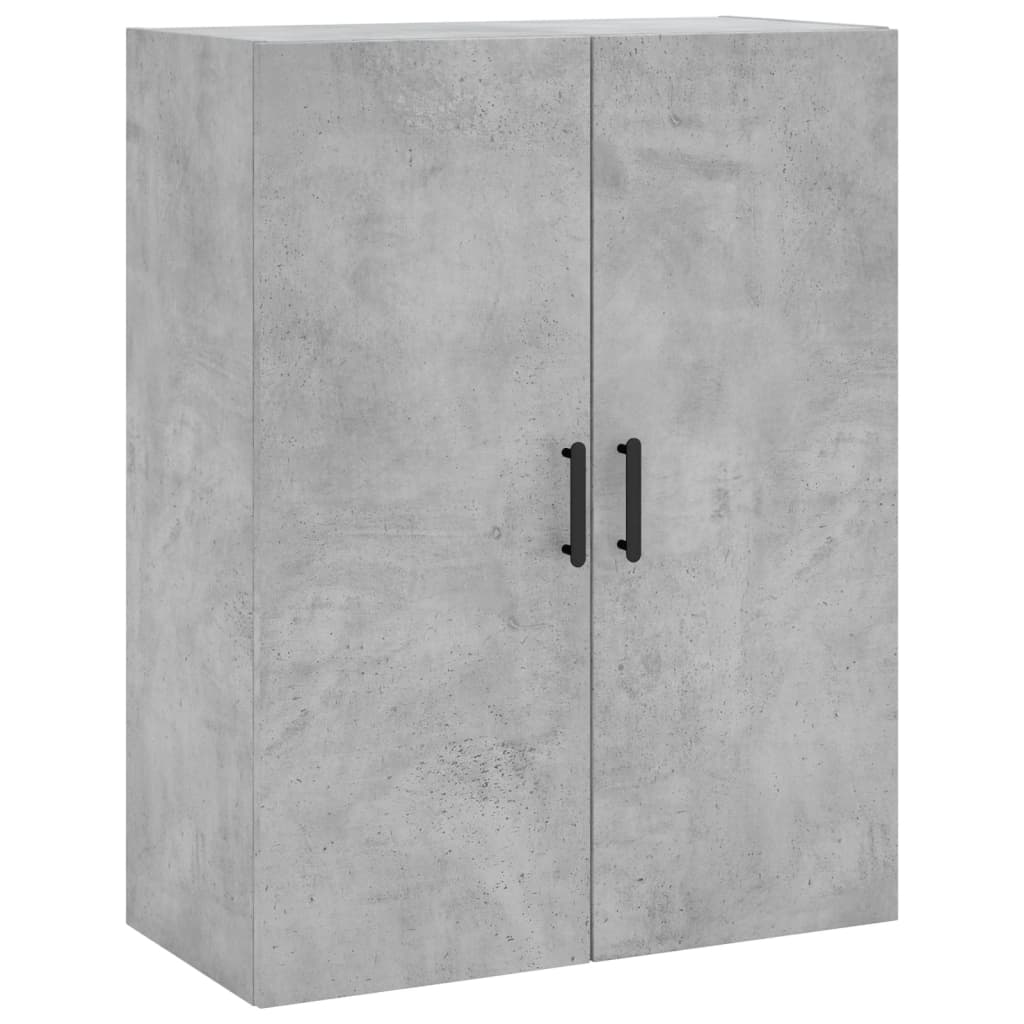 Mobile a Parete Grigio Cemento 69,5x34x90 cm 828432