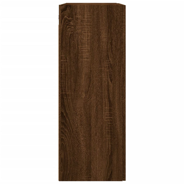 Mobile a Parete Rovere Marrone 69,5x34x90 cm 828443