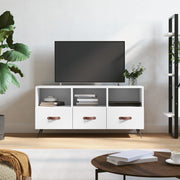 Mobile Porta TV-Mobile per TV-Credenza TV Bianco 102x36x50 cm in Legno Multistrato 247302