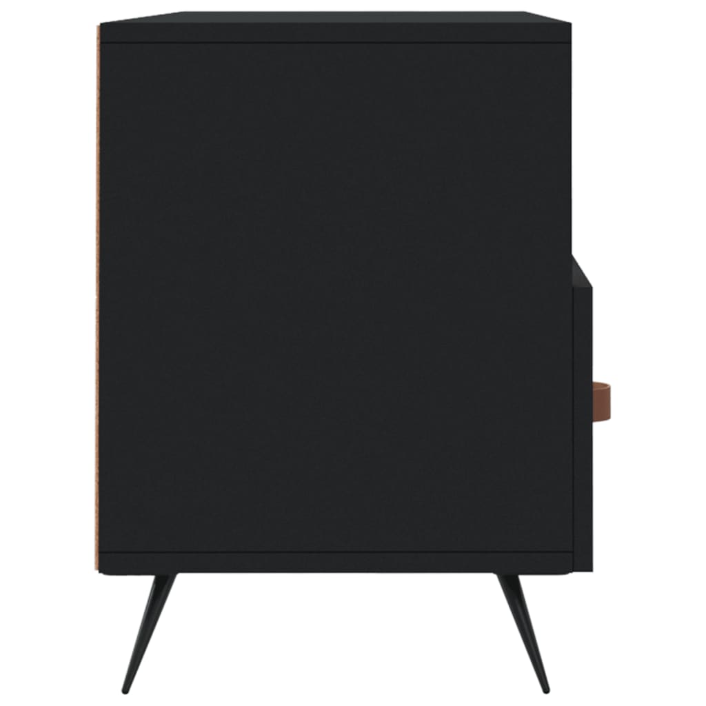 Mobile Porta TV Nero 102x36x50 cm in Legno Multistrato 829005