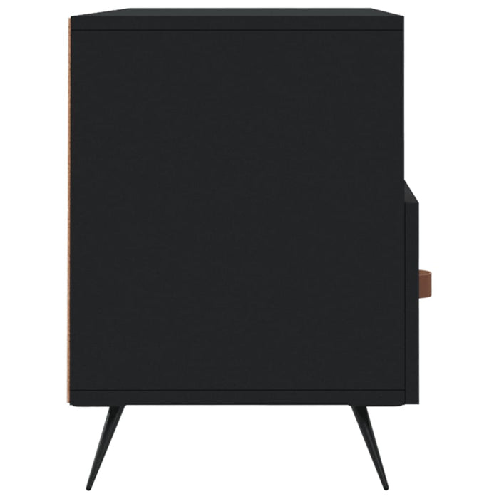 Mobile Porta TV Nero 102x36x50 cm in Legno Multistrato 829005