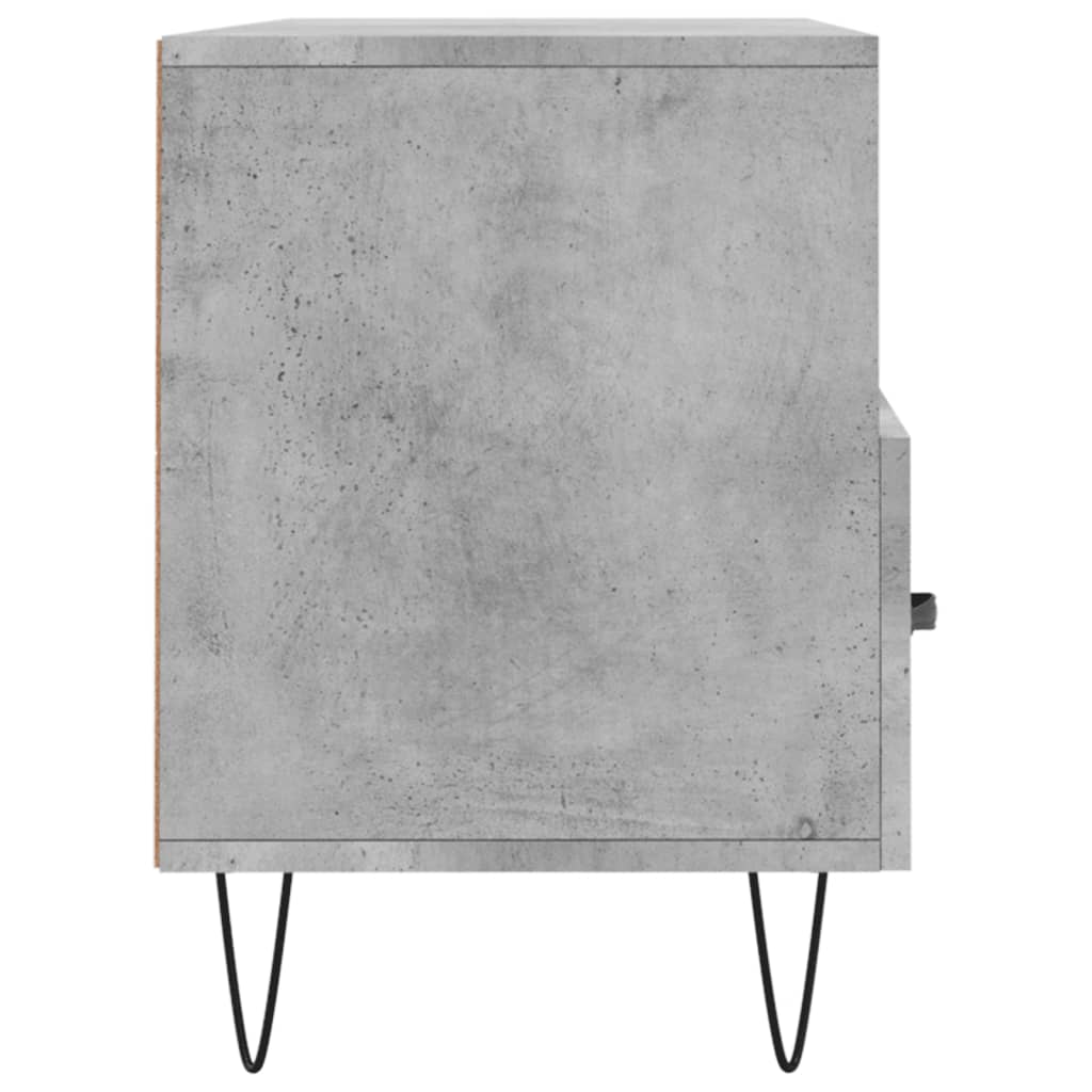 Mobile Porta TV Grigio Cemento 102x36x50 cm Legno Multistrato 829032