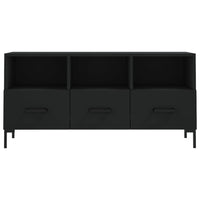 Mobile Porta TV Nero 102x36x50 cm in Legno Multistrato 829037