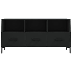 Mobile Porta TV Nero 102x36x50 cm in Legno Multistrato 829037