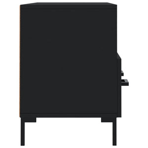 Mobile Porta TV Nero 102x36x50 cm in Legno Multistrato 829037