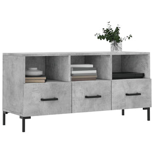 Mobile Porta TV Grigio Cemento 102x36x50 cm Legno Multistrato 829040