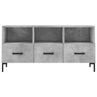 Mobile Porta TV Grigio Cemento 102x36x50 cm Legno Multistrato 829040