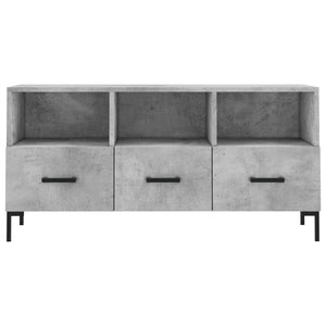 Mobile Porta TV Grigio Cemento 102x36x50 cm Legno Multistrato 829040