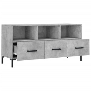 Mobile Porta TV Grigio Cemento 102x36x50 cm Legno Multistrato 829040
