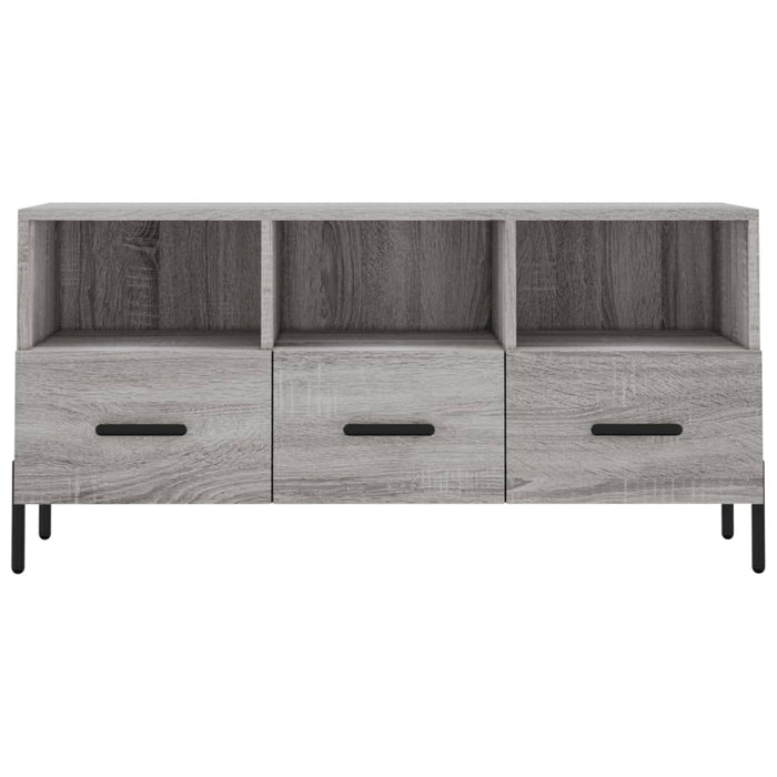 Mobile TV-Credenza TV-Console TV Grigio Sonoma 102x36x50 cm in Legno Multistrato 234881
