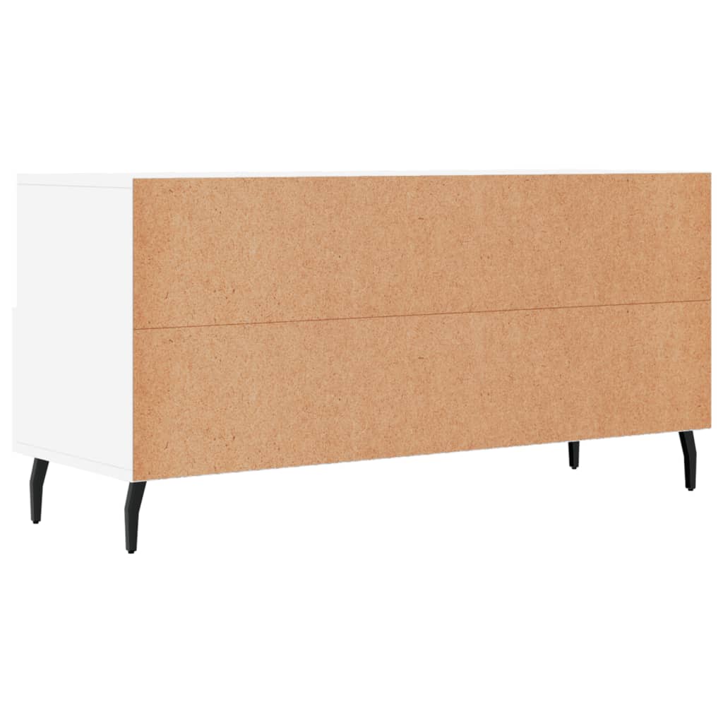 Mobile Porta TV-Mobile per TV-Credenza TV Bianco 102x36x50 cm in Legno Multistrato 102565