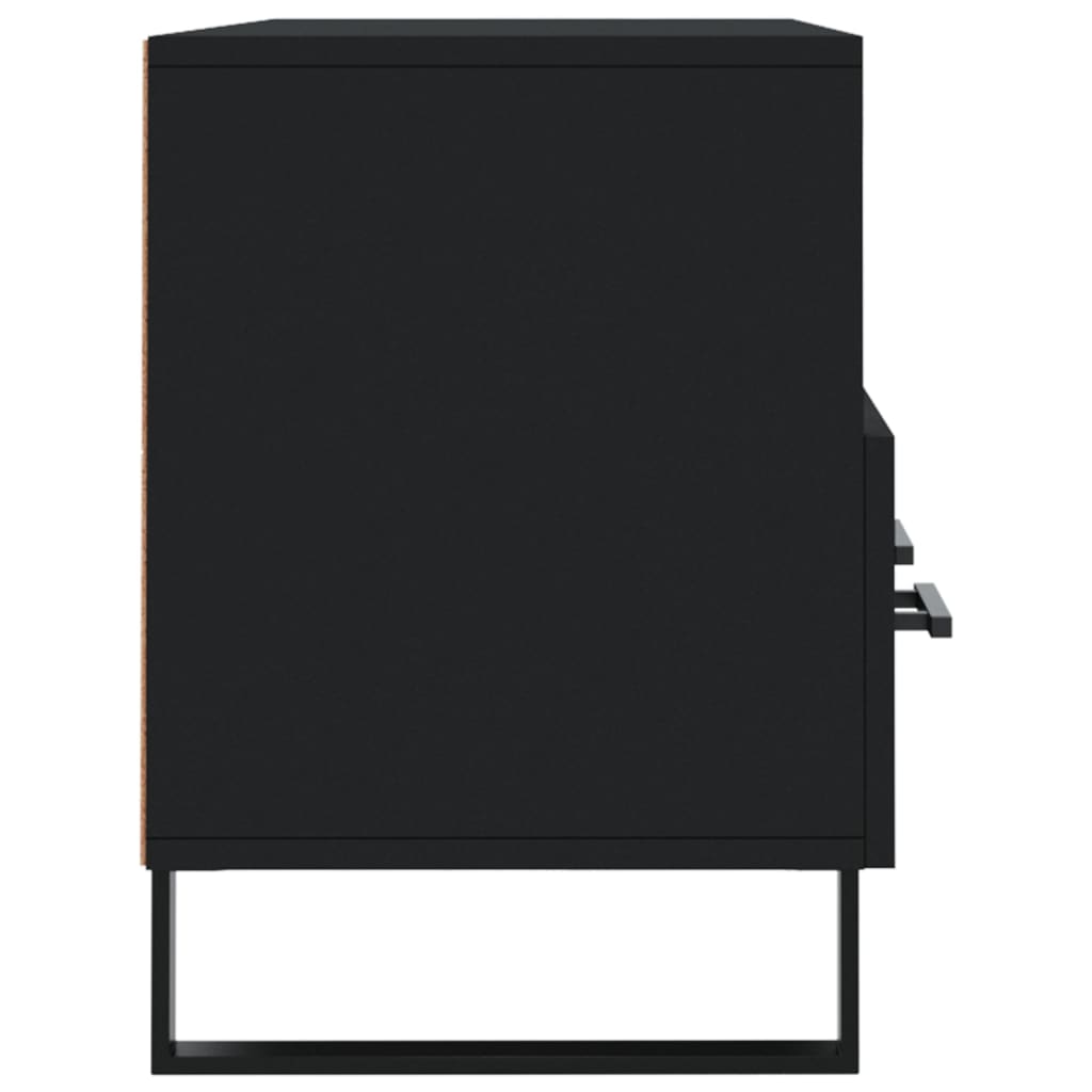 Mobile Porta TV Nero 102x36x50 cm in Legno Multistrato 829061
