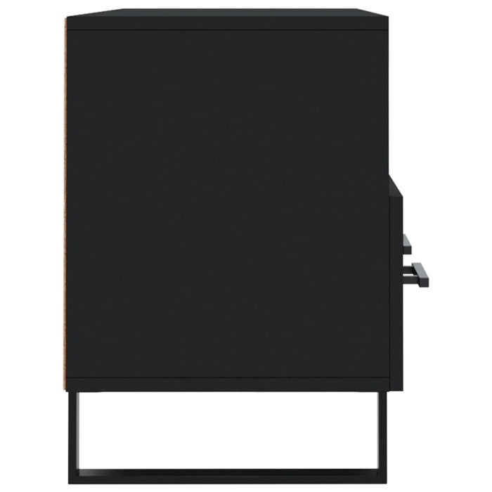 Mobile Porta TV Nero 102x36x50 cm in Legno Multistrato 829061