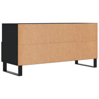 Mobile Porta TV Nero 102x36x50 cm in Legno Multistrato 829061