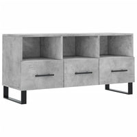 Mobile Porta TV Grigio Cemento 102x36x50 cm Legno Multistrato 829064