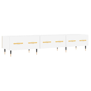 Mobile Porta TV Bianco 150x36x30 cm in Legno Multistrato 829132
