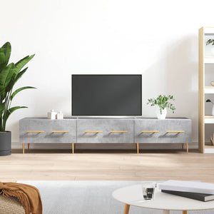 Mobile Porta TV Grigio Cemento 150x36x30 cm Legno Multistrato 829144