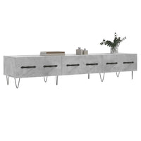 Mobile Porta TV Grigio Cemento 150x36x30 cm Legno Multistrato 829152