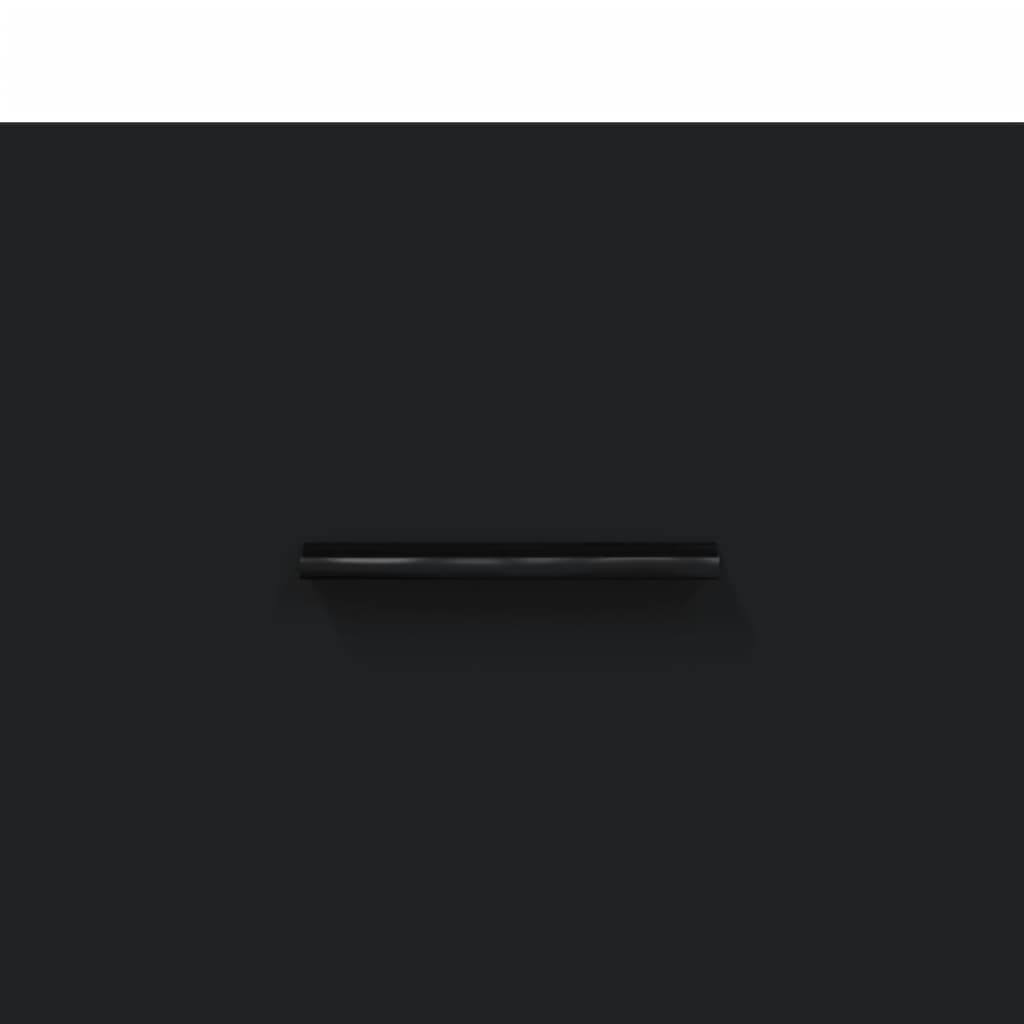 Mobile Porta TV Nero 150x36x30 cm in Legno Multistrato 829165