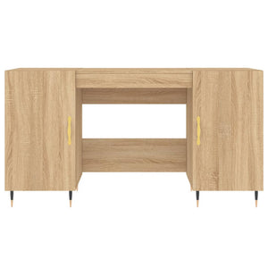 Scrivania Rovere Sonoma 140x50x75 cm in Legno Multistrato 829527