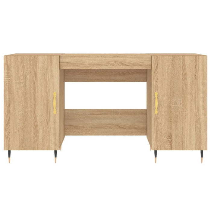 Scrivania Rovere Sonoma 140x50x75 cm in Legno Multistrato 829527