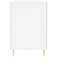 Scrivania Bianca 140x50x75 cm in Legno Multistrato 829532