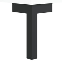 Scrivania Bianco Lucido 140x50x75 cm in Legno Multistrato 829550