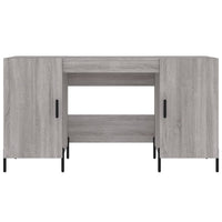 Scrivania Grigio Sonoma 140x50x75 cm in Legno Multistrato 829562