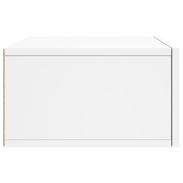 vidaXL Comodino a Muro Bianco 35x35x20 cm